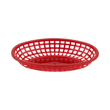 G.E.T. Enterprises G.E.T. Enterprises 9.5"x6" Oval Red Basket, PK36 OB-938-R